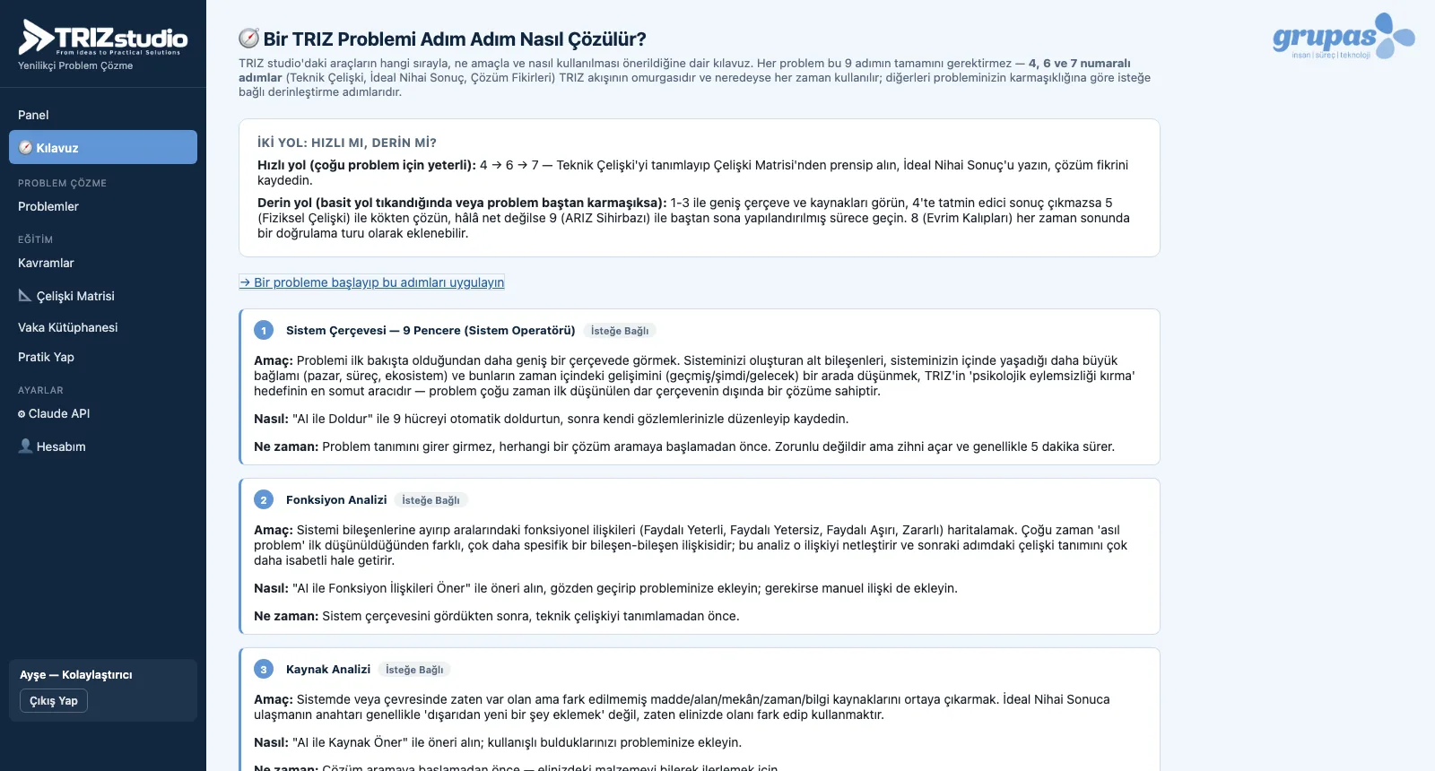 PROB — Kılavuzdan yolunuzu seçin